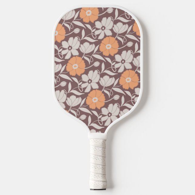 Garden Bouquet Pattern Pickleball Paddle (Front)