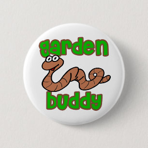 Garden Buddy 2 Inch Round Button