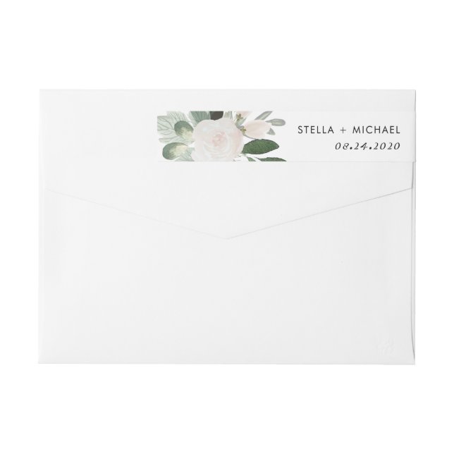 Garden Bush Return Address Wrap Around Label (Back)