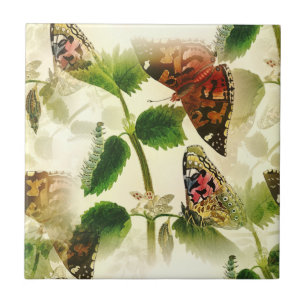 Garden Butterflies  Tile