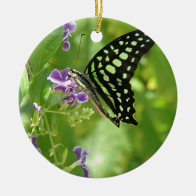 Garden Butterfly Ornament (Front)