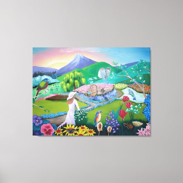 Garden Canvas Print (Front)