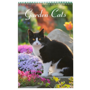 Garden Cats - size medium Calendar