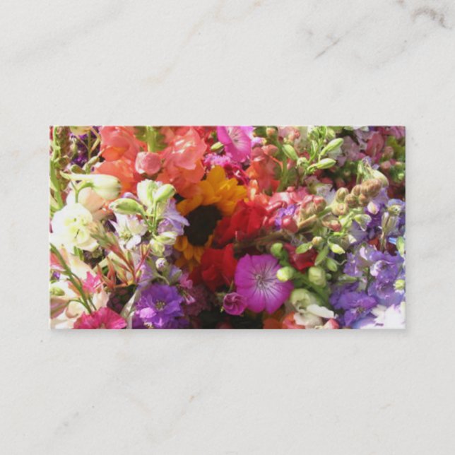 Garden Centre & Landscaping Services Business Card (Front)