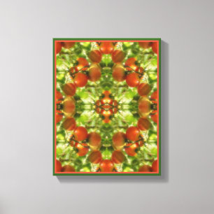 Garden Cherry Tomatoes Nature Abstract     Canvas Print