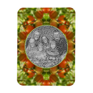 Garden Cherry Tomatoes Nature Add Your Own Photo Magnet