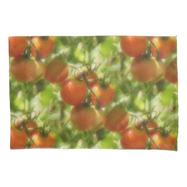 Garden Cherry Tomatoes Nature Pattern    Pillowcase (Front)