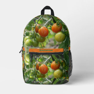 Garden Cherry Tomatoes Personalized Printed Backpack