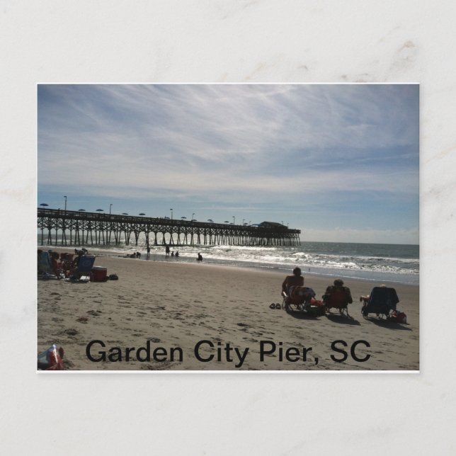 Garden City South Carolina Postcard (Front)