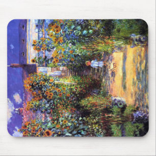  Garden Claude Monet Summer Sunflower Flowers  Mouse Pad