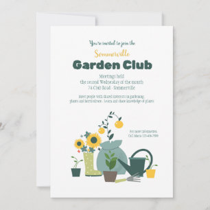 Garden Club Invitation