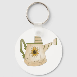 Garden Collection · Watering Can Sunflower Keychain