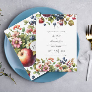 garden colourful summer invitation