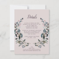 Garden Crest | Mauve Purple Wedding Hotel Details