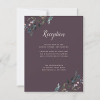 Garden Crest | Purple Wedding Reception Info