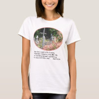 Garden Crosses Women's T-Shirt w/Verse