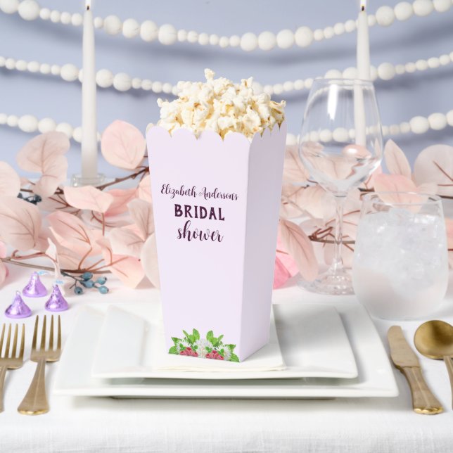 Garden Dahlia Bridal Shower Favor Box (Wedding)