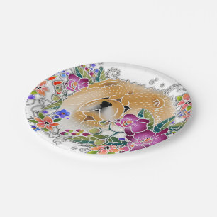 GARDEN DANCE Chow - Paper plates 2 sizes