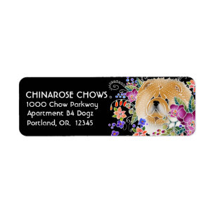 GARDEN DANCE CHOW - Retourner l'adresse Étiquettes