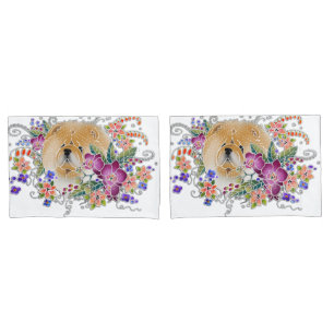 GARDEN DANCE CHOW - Standard Pillow Case set of 2