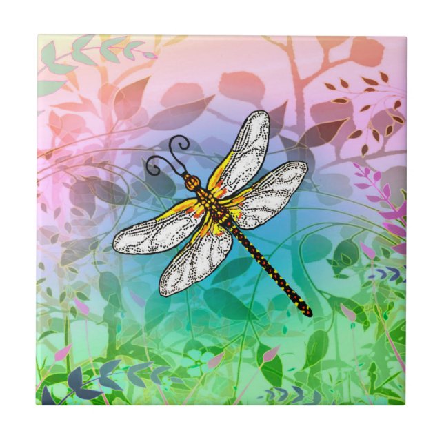 Garden Dragonfly Tile (Front)