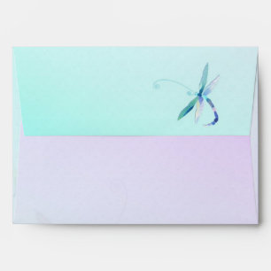 Garden Dragonfly Wedding Envelope