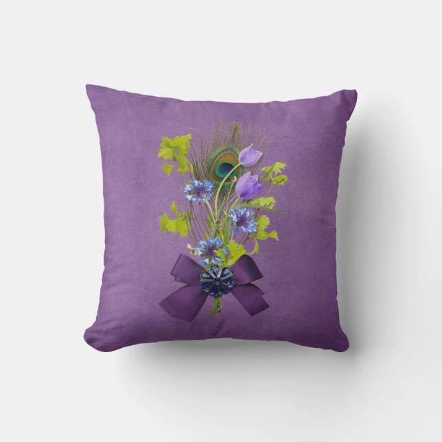 Garden Dreams Throw Pillow (Front)
