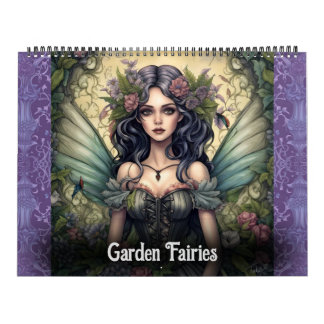 Garden Fairies by Ivy and Bat Art Calendar