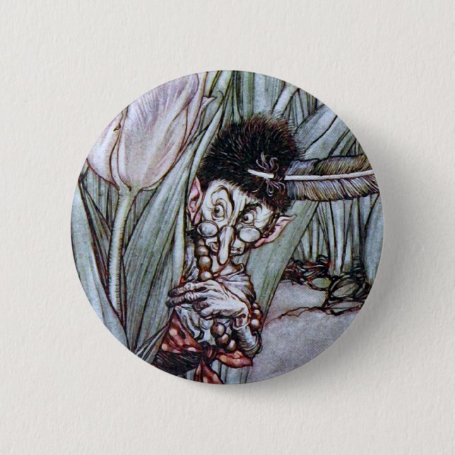 Garden Fairy 2 Inch Round Button (Front)