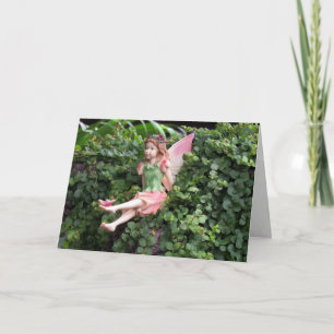 Garden Fairy Birthday Card