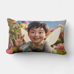 Garden Fairy Greetings   Lumbar Pillow