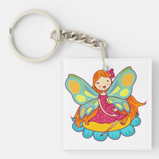 Garden Fairy Keychain (Front)