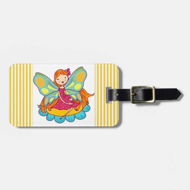 Garden Fairy Luggage Tag (Front Horizontal)