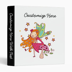 Garden Fairy on Mushroom Binder