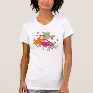 Garden Fairy on Mushroom T-Shirt