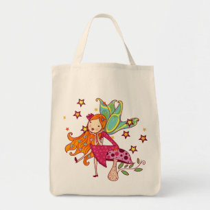 Garden Fairy on Mushroom Tote Bag