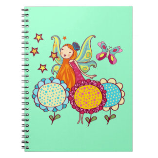 Garden Fairy With Flowers Notebook