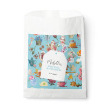 Garden Floral Blue Rustic Tea Party Bridal Shower
