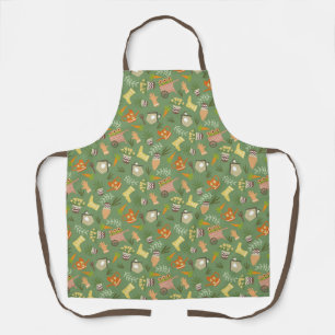 Garden Floral Green Apron