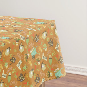 Garden Floral Mustard Tablecloth