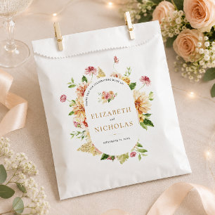 Garden Floral Summer Wedding Favour Bag