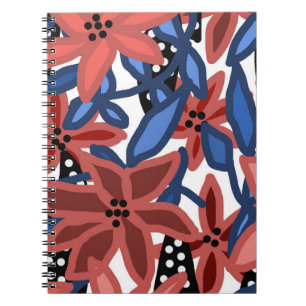 Garden Floral Tropical Design by © Cathy Thompson Notebook