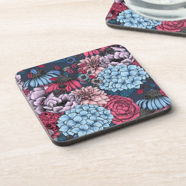 Garden florals coaster (Left Side)