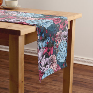 Garden florals short table runner