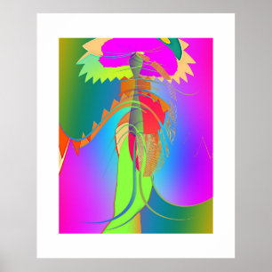 Garden Flower Art Poster