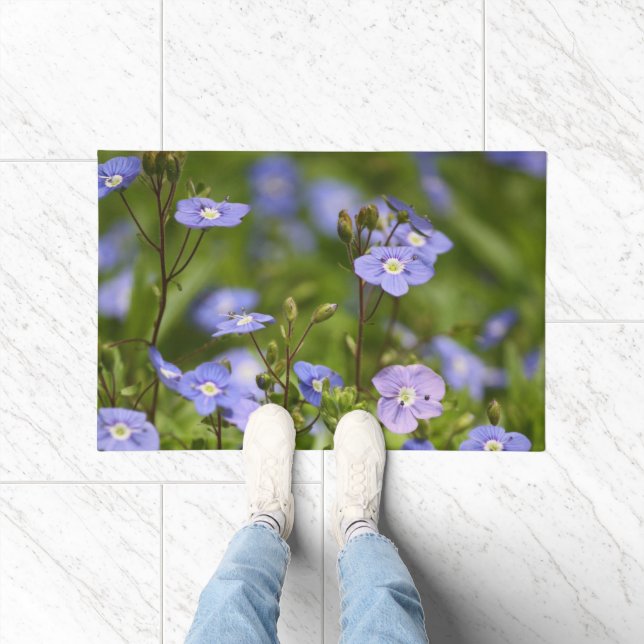 Garden Flower Blooms Doormat (Indoor)
