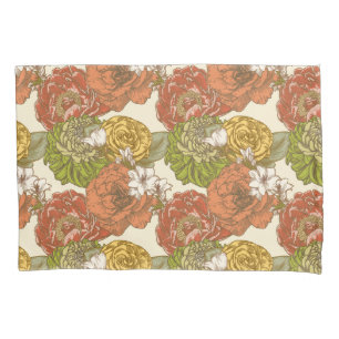 Garden Flower Pattern Pillowcase