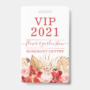 Garden Flower Show VIP Event Badge