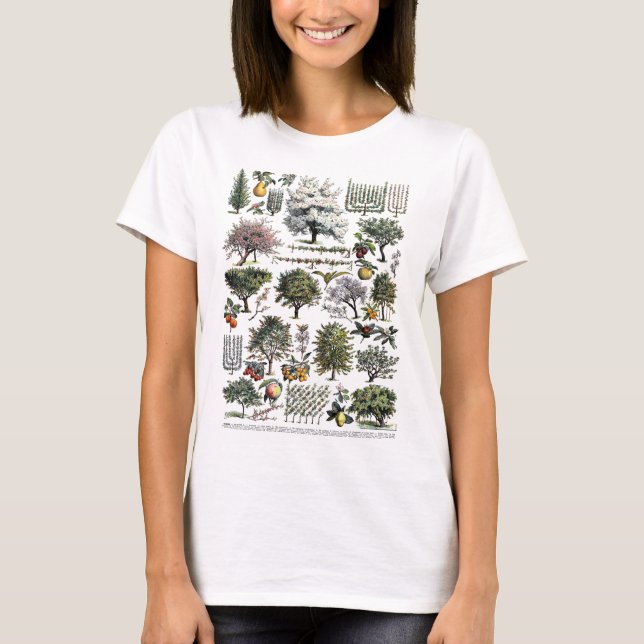 Garden Flowering Trees nature Fruit Trees Pruning  T-Shirt (Front)