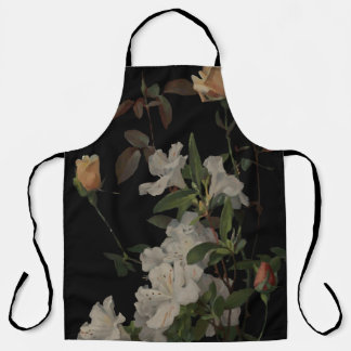 Garden Flowers Apron for Women - Azalea & Roses